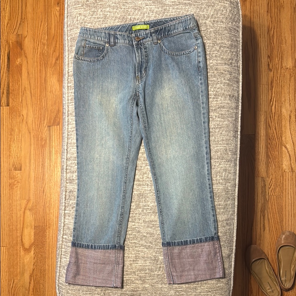 Sigrid Olsen Women’s Jeans Capris Sz 2 Light Denim